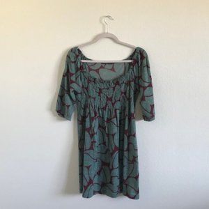 Sheer Turquoise Dress